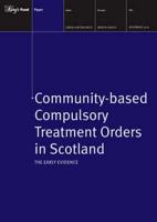 Community-Based Compulsory Treatment Orders in Scotland
