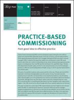 Practice-Based Commissioning