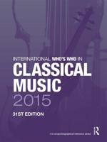 The International Who's Who in Classical Music