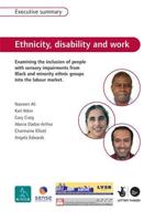 Ethnicity, Disability and Work Executive Summary