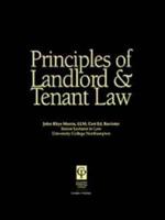 Principles of Landlord and Tenant Law