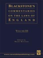 Blackstone's Commentaries on the Laws of England