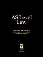 'AS' Level Law