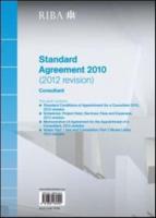 RIBA Standard Agreement 2010 (2012 Revision): Consultant (Pack of 10)