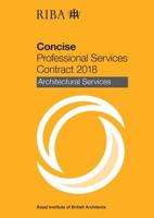 RIBA Concise Professional Services Contract 2018