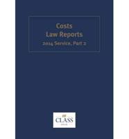 Costs Law Reports 2014 Service: Part 2