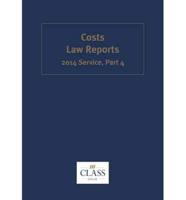 Costs Law Reports 2014 Service: Part 4