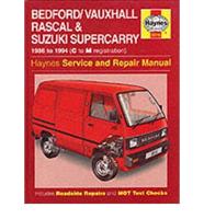 Bedford/Vauxhall Rascal and Suzuki Supercarry Service and Repair Manual