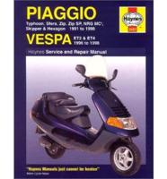 Piaggio Sfera, Typhoon, Zip, Zip SP, Skipper, Hexagon and Vespa ET2 & ET4 Service and Repair Manual