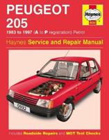 Peugeot 205 Petrol Service & Repair Manual, 1983 to 1997