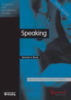 Speaking. Teacher's Book