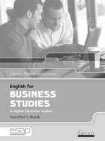 English for Business Studies in Higher Education Studies. Teacher's Book