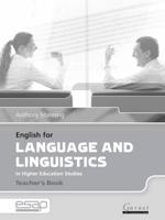 English for Language and Linguistics in Higher Education Studies. Teacher's Book