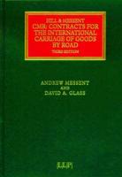 Hill & Messent CMR, Contracts for the International Carriage of Goods by Road