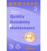 Proceedings of the 3rd International Conference on Quality, Reliability, and Maintenance