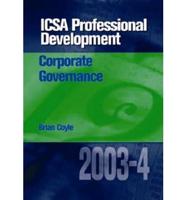 ICSA Professional Development Corporate Governance 2003-4