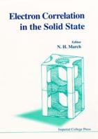 Electron Correlation in the Solid State