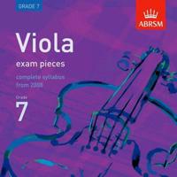 Viola Exam Pieces 2008 CD, ABRSM Grade 7