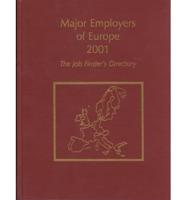 Major Employers of Europe 2000/2001