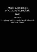Major Companies of Asia and Australasia 2013