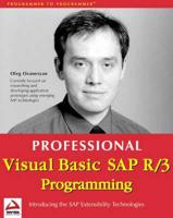 Professional VB SAP R/3 Programming