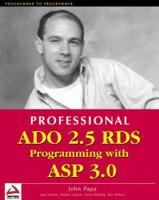 Professional ADO 2.5 RDS Programming With ASP 3.0
