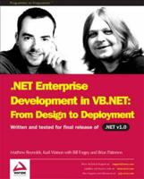 NET Enterprise Development in VB .NET