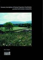 Summary Descriptions of National Vegetation Classification Grassland and Montane Communities