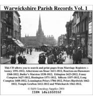 Warwickshire Parish Records. V. 1-3 Marriage Registers in the Complete Phillimore Series for Warwickshire