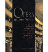 Opera Lovers Quotations