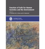 Function of Soils for Human Societies and the Environment