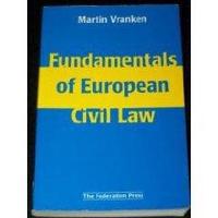 Fundamentals of European Civil Law