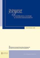 The International Journal of Knowledge, Culture and Change Management