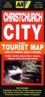 AA Christchurch City and Tourist Sheet Map - Airport to Prebbleton, Sumner to Parklands
