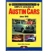 Complete Catalogue of Austin Cars from 1945