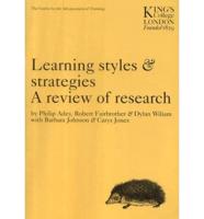 Learning Styles & Strategies