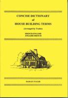 Concise Dictionary of House Building Terms