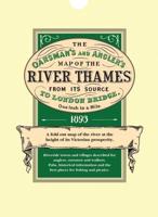 Oarsmans and Anglers Map of the River Thames 1893, Folded Map