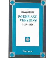 Poems and Versions 1929-1990