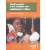 Working With Black Children and Adolescents in Need