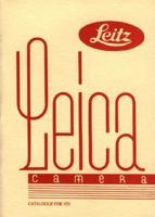 Leica Camera Catalogue for 1931