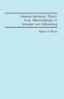 Viennese Harmonic Theory from Albrechtsberger to Schenker and Schoenberg