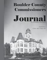 Boulder County Commissioner's Journal, 1861-1871