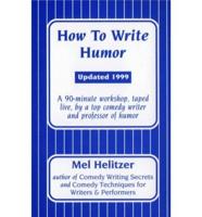How to Write Humor