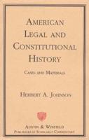 American Legal and Constitutional History