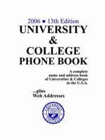 University & College Phone Book, 2006