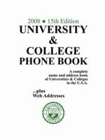University & College Phone Book, 2008