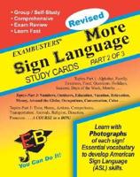 Exambusters More Sign Language Study Cards