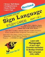 Exambusters Sign Language Study Cards