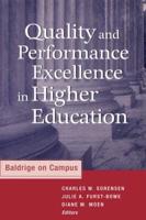 Quality and Performance Excellence in Higher Education